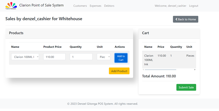 Clarion POS & Inventory